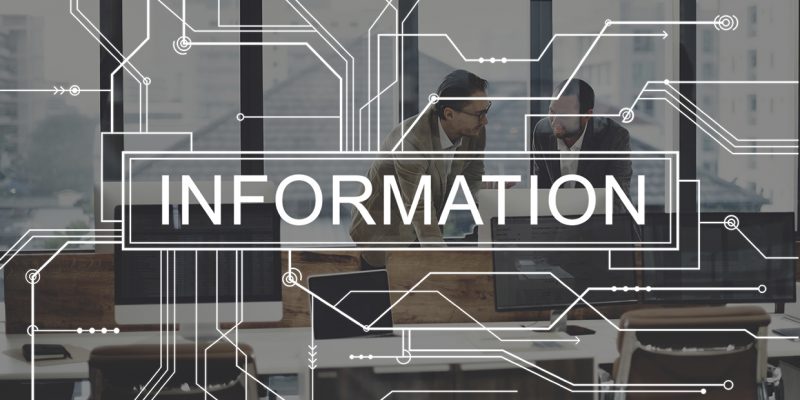 Information Circuit Board Graphics Concept